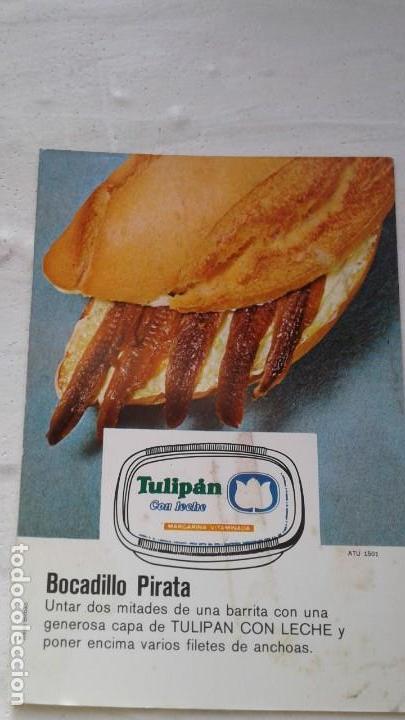 Advertising Catalogs: RECETAS DE BOCADILLOS DE  MANTEQUILLA TULIPAN-2 UNIDADES-1970?