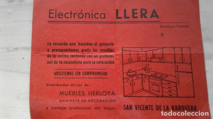 Advertising Catalogs: PUBLICIDAD ELECTRONICA LLERA-SAN VICENTE DE LA BARQUERA-1965 ?