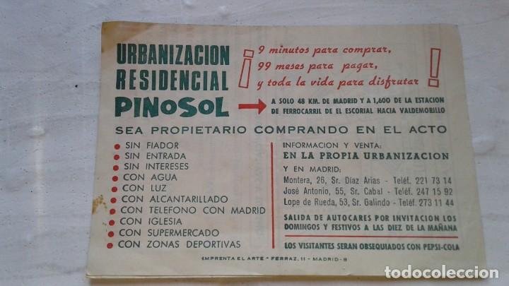 Advertising Catalogs: HOJA PUBLICITARIA DE VIAJES VINCIT-1960