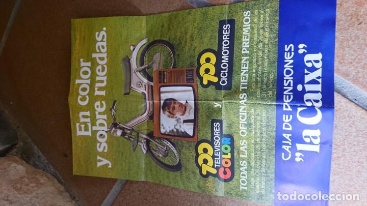 Cat&aacute;logos publicitarios: Triptico sorteo caja de pensiones La Caixa I 5 boleto sorteo. - Foto 4
