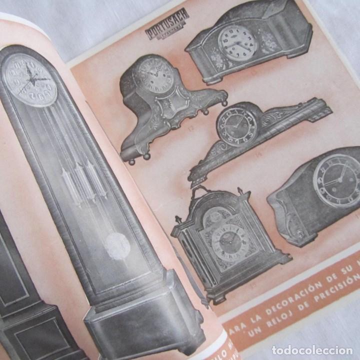 Catalogues publicitaires: Folleto tr&iacute;ptico catalogo Relojes Portusach Primera mitad del siglo XX