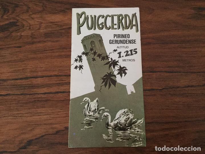 Cat&aacute;logos publicitarios: CATALOGO TURISMO PUIGCERDA 1971 ESQUI CAZA PESCA ETC SKI