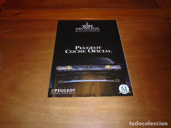 Cat&aacute;logos publicitarios: PUBLICIDAD PRENSA 1992: PEUGEOT