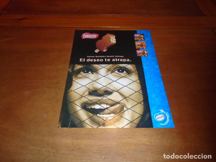 Cat&aacute;logos publicitarios: PUBLICIDAD EN PRENSA DE 2004: NUEVO BOMB&Oacute;N NESTL&Eacute; HELADO