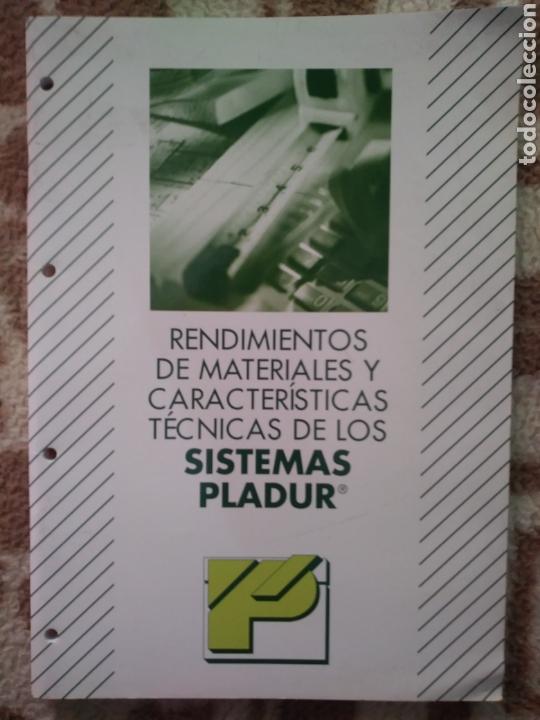 Cat&aacute;logos publicit&aacute;rios: Cat&aacute;logo folleto t&eacute;cnico materiales Sistemas PLADUR