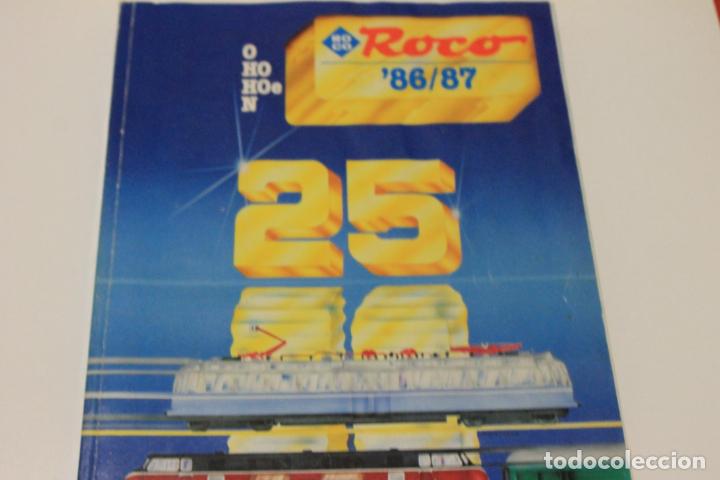 Advertising Catalogs: CATALOGO DE TRENES ROCO, 1986-1987, ESPECIAL 25 A&Ntilde;OS CON LISTA DE PRECIOS