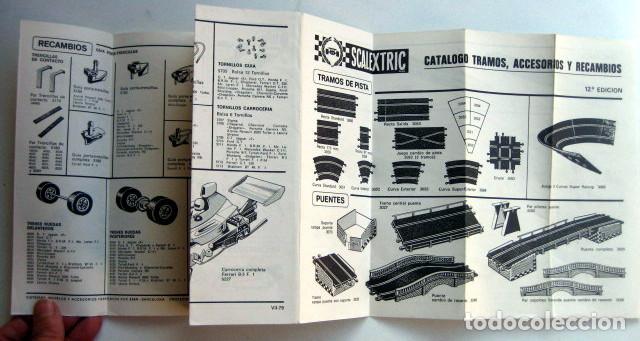 Advertising Catalogs: Scalextric. Cat&aacute;logo Tramos, accesorios y recambios. 12&ordf; edici&oacute;n