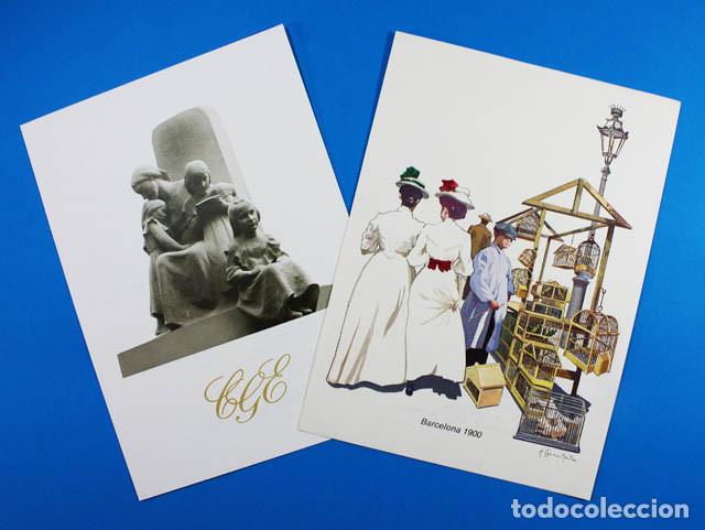 Werbekataloge: 2 CURIOSAS FELICITACIONES NAVIDAD DE CATALANA DE GAS 1982 Y 1984