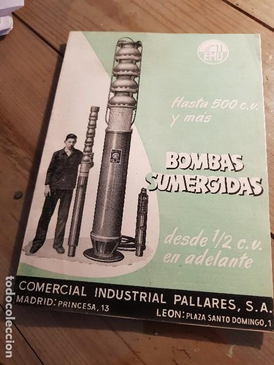 Catalogues publicitaires: ANTIGUO CAT&Aacute;LOGO BOMBAS SUMERGIDAS INDUSTRIAL PALLARES MADRID LE&Oacute;N EMU