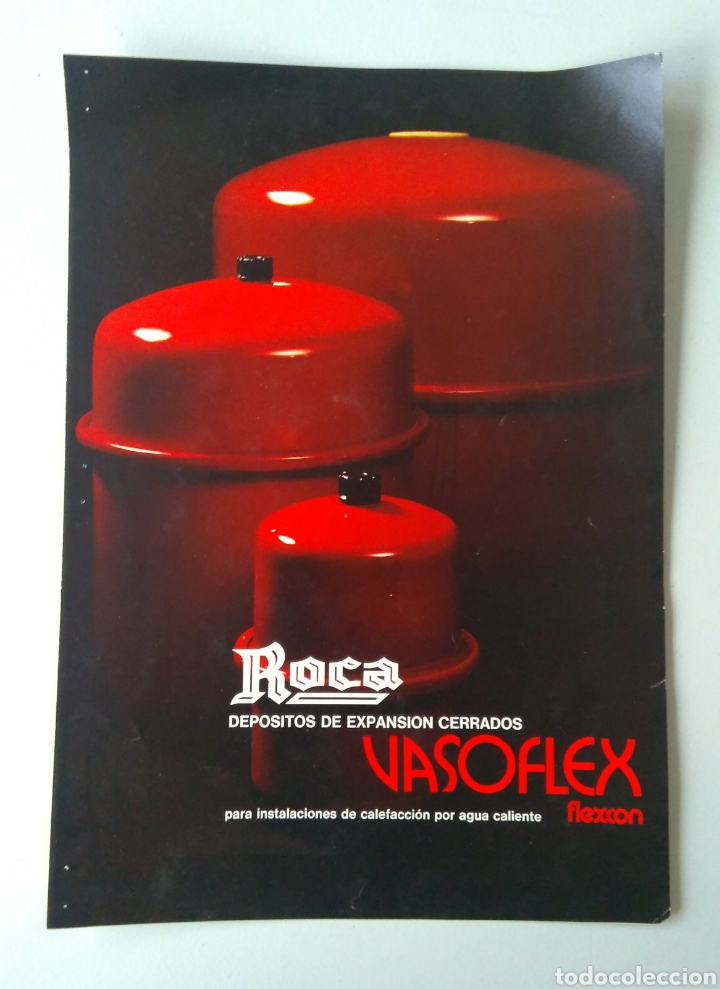Cat&aacute;logos publicitarios: Folleto Roca vasoflex dep&oacute;sitos