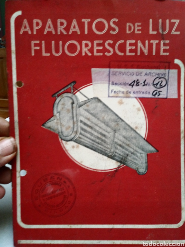 Advertising Catalogs: APARATOS DE LUZ FLUORESCENTE. EGUREN. BILBAO.
