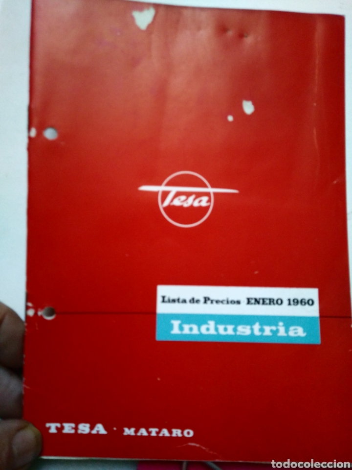 Advertising Catalogs: LABORATORIOS TESA. MATARO. CATALOGO INDUSTRIA. 1960