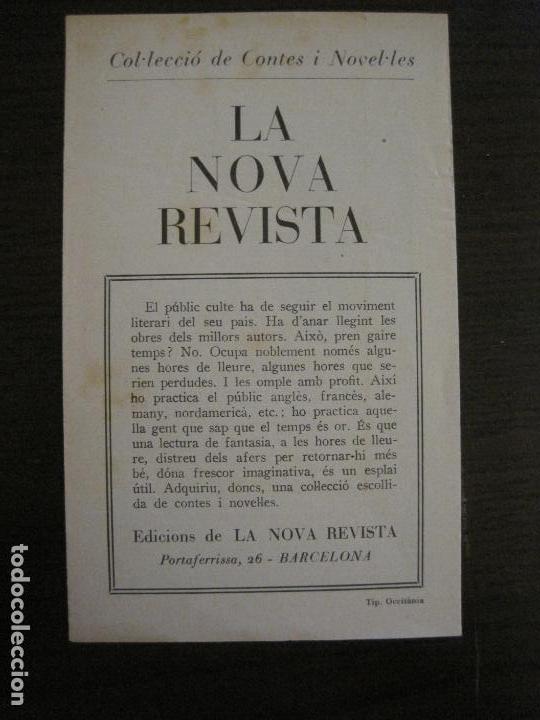 Catalogues publicitaires: CATALEG COL.LECCIO CONTES I NOVEL.LES- EDICIONS LA NOVA REVISTA-PLA... -VER FOTOS-(V-15.635)