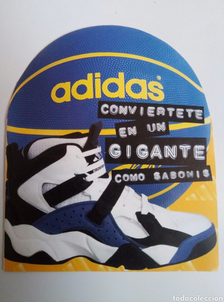 Cat&aacute;logos publicitarios: Tr&iacute;ptico publicitario adidas Sabonis 1994