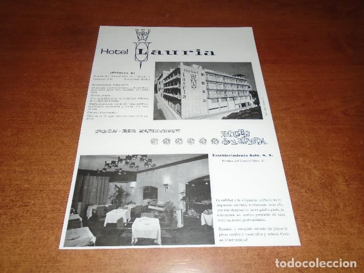 Cat&aacute;logos publicitarios: PUBLICIDAD 1964: HOTEL LAURIA (TARRAGONA)