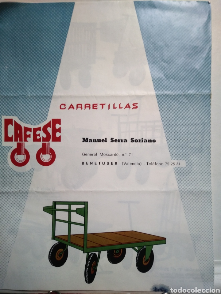 Cat&aacute;logos publicitarios: CARTETILLAS CAFESE. MANUEL SERRA SORIANO. BENETUSER. VALENCIA. ANTIGUO CATALOGO. 1973.