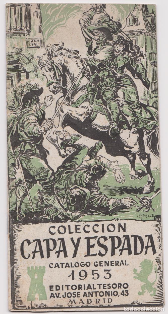Werbekataloge: COLECCI&Oacute;N CAPA Y ESPADA &ndash; CAT&Aacute;LOGO GENERAL &ndash; EDITORIAL TESORO &ndash; 1953