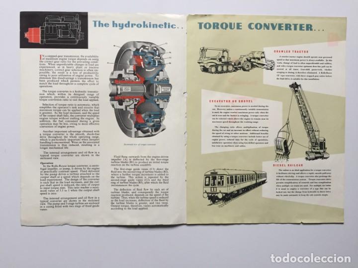 Cat&aacute;logos publicitarios: ROLLS-ROYCE, Hidrokinetic Torque Converter - Foto 2