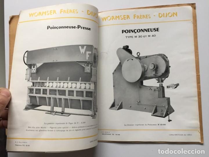 Cat&aacute;logos publicitarios: Catalogo maquinaria industrial WORMSER, Constructeus Dijon - Foto 3