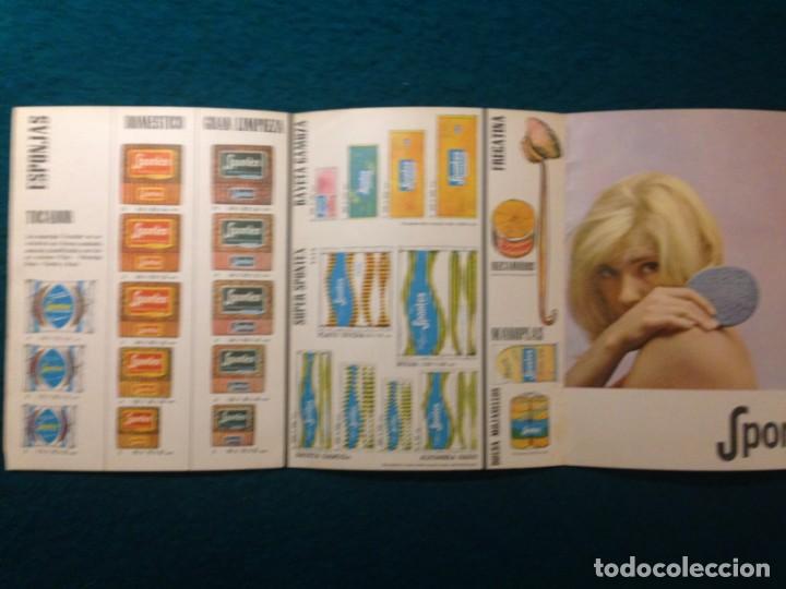 Cat&aacute;logos publicitarios: SPONTEX - TRIPTICO CON PRODUCTOS - A&Ntilde;OS 60 - Foto 3