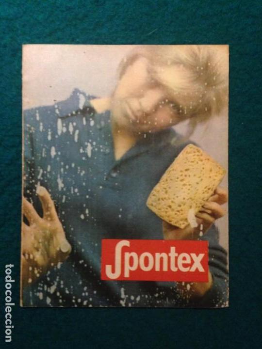 Cat&aacute;logos publicitarios: SPONTEX - TRIPTICO CON PRODUCTOS - A&Ntilde;OS 60 - Foto 1
