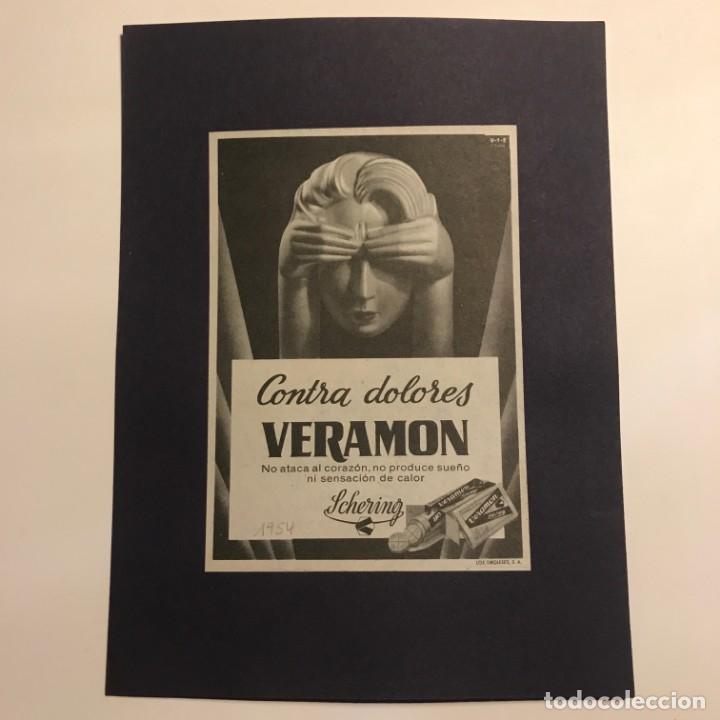 1954 Publicidad Veramon. Schering 18x25 cm