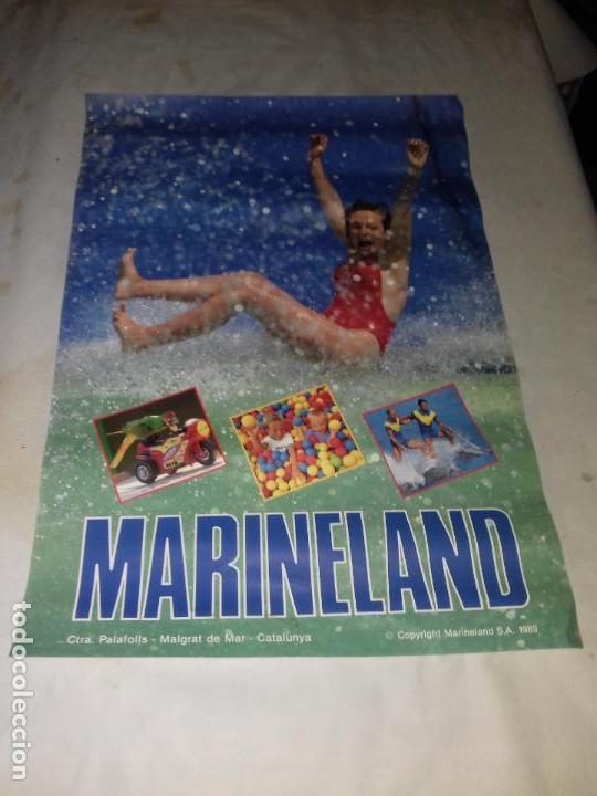 Werbekataloge: CARTEL. MARINELAND. MALGRAT DEL MAR. ( CATALUNYA ). 1989. MEDIDAS: 49 X 34 CM. APROX.