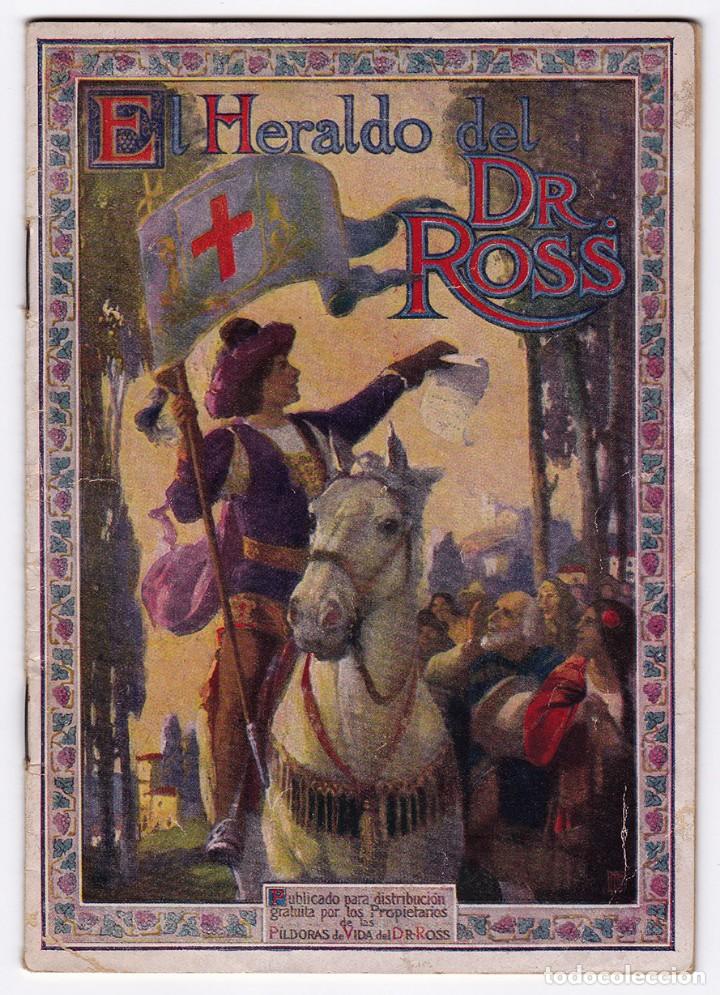 Cat&aacute;logos publicitarios: El Heraldo del Doctor Ross. P&iacute;ldoras de Vida. Curioso cat&aacute;logo publicitario. D&eacute;cada a&ntilde;os 20.