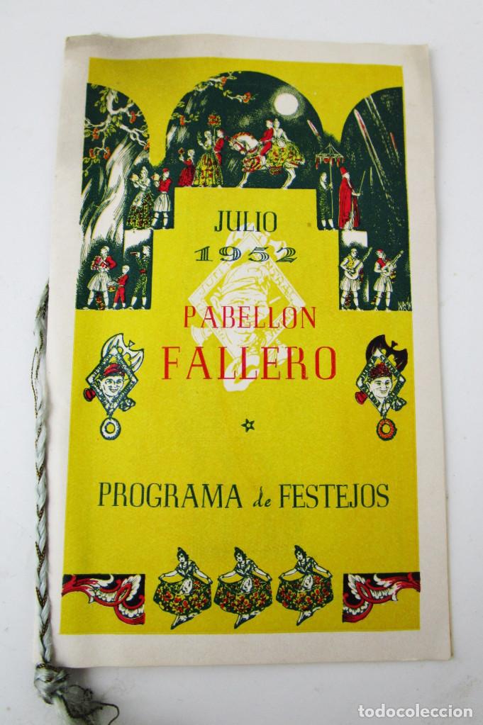 Cat&aacute;logos publicitarios: INEDITO! 1952 LLIBRET PROGRAMA DE FESTEJOS JUNTA CENTRAL FALLERA - Foto 1