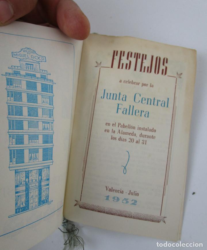 Cat&aacute;logos publicitarios: INEDITO! 1952 LLIBRET PROGRAMA DE FESTEJOS JUNTA CENTRAL FALLERA - Foto 2