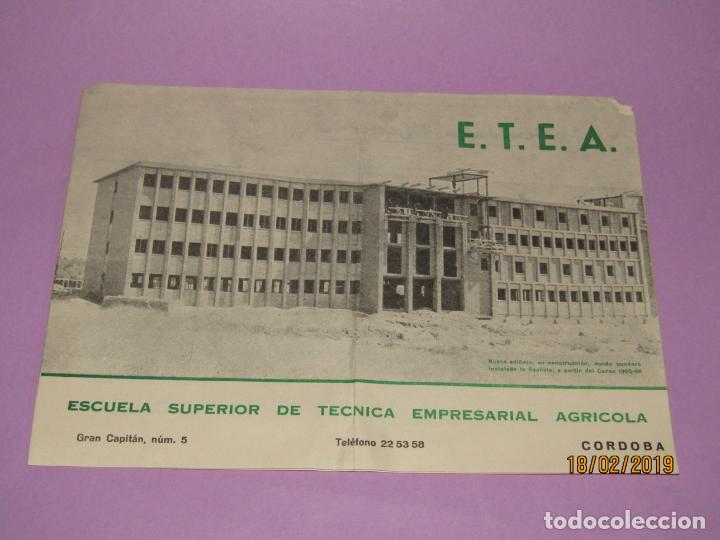 Catalogues publicitaires: Antiguo Cat&aacute;logo de E.T.E.A. Escuela Superior de T&eacute;cnica Empresarial Agr&iacute;cola de C&oacute;rdoba - A&ntilde;o 1965
