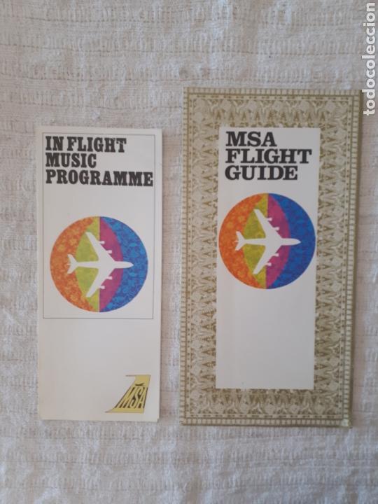 Cat&aacute;logos publicitarios: Lote 2 cat&aacute;logo publicitario MSA Flight Guide - Foto 1