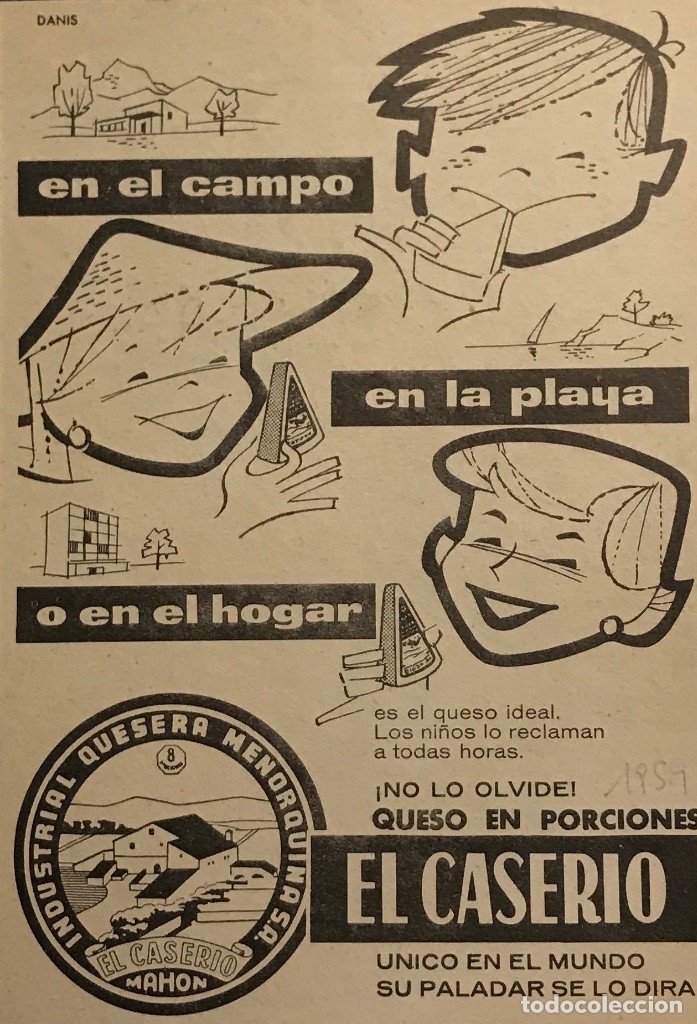 1959 Publicidad El Caserío
