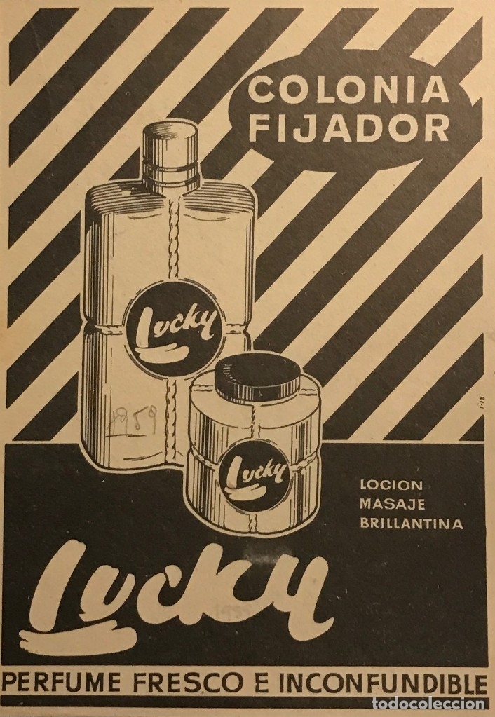 Cat&aacute;logos publicitarios: 1959 PUBLICIDAD COLONIA LUCKY.