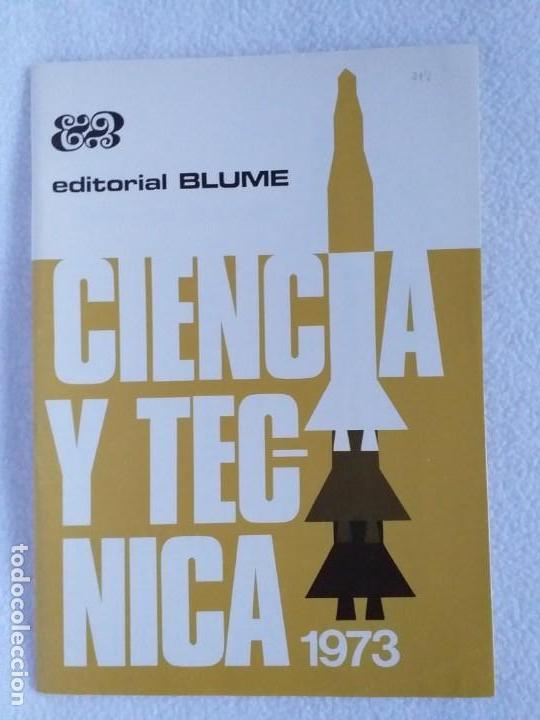 Cat&aacute;logos publicitarios: catalogo ed. blume CIENCIA Y T&Eacute;CNICA 1973