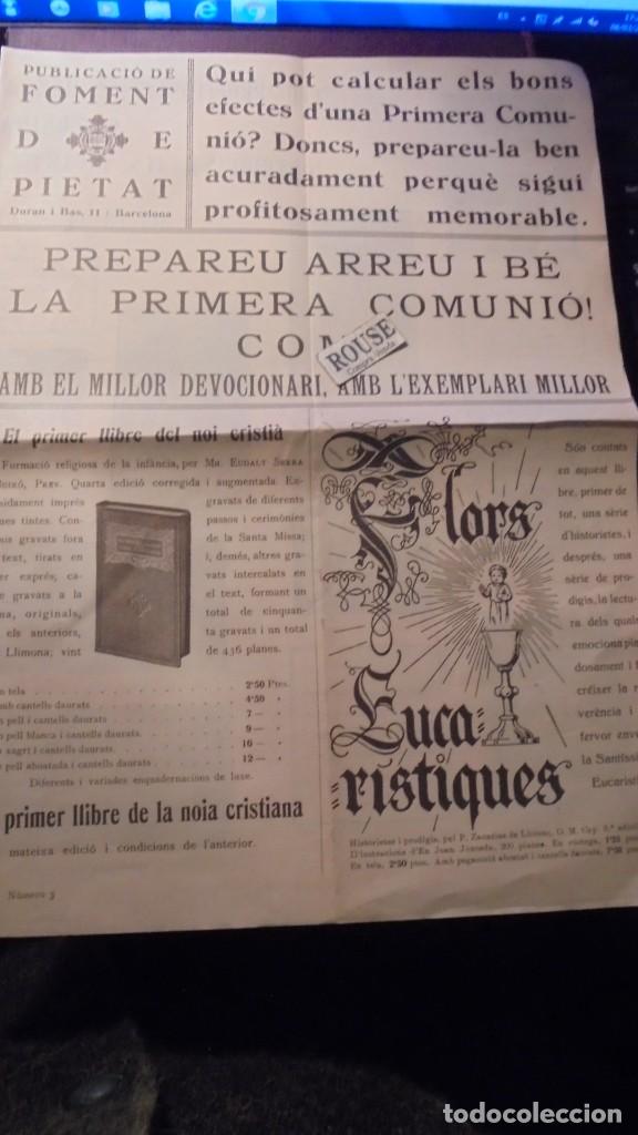 Cat&aacute;logos publicitarios: ANTIGUO CATALOGO/FOLLETO PREPAREU ARREU I B&Eacute; LA PRIMERA COMUNI&Oacute; COM. AMB EL MILLOR DEVOCIONARI AMB L
