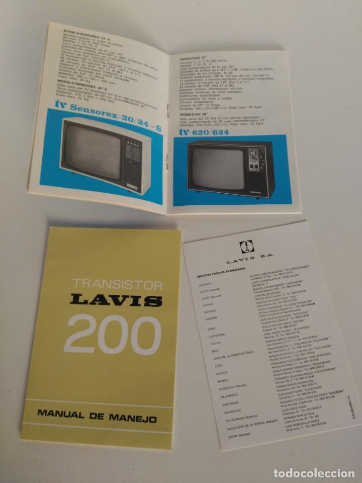 Cat&aacute;logos publicitarios: Antiguo cat&aacute;logo televisor Levis - Foto 1