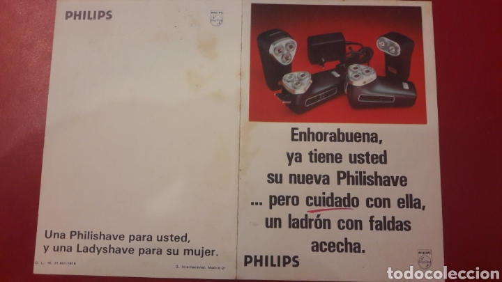 Cat&aacute;logos publicitarios: Philips afeitadora - Foto 1