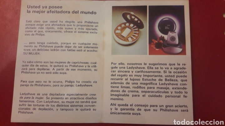 Cat&aacute;logos publicitarios: Philips afeitadora - Foto 2