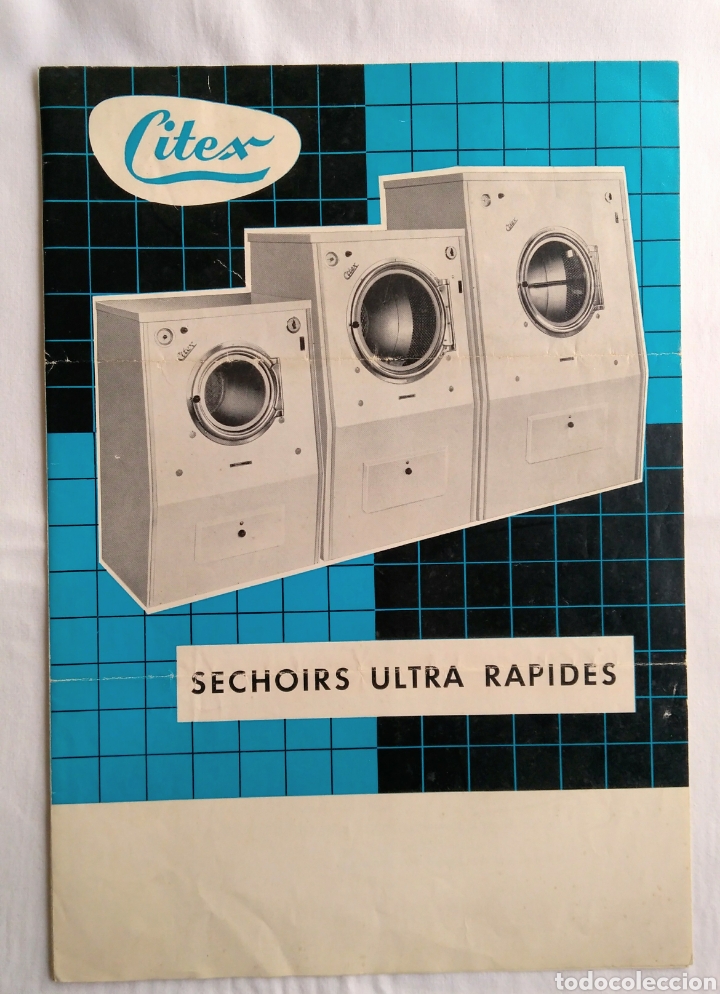 Cat&aacute;logos publicitarios: Antiguo Cat&aacute;logo secadora industrial Citex