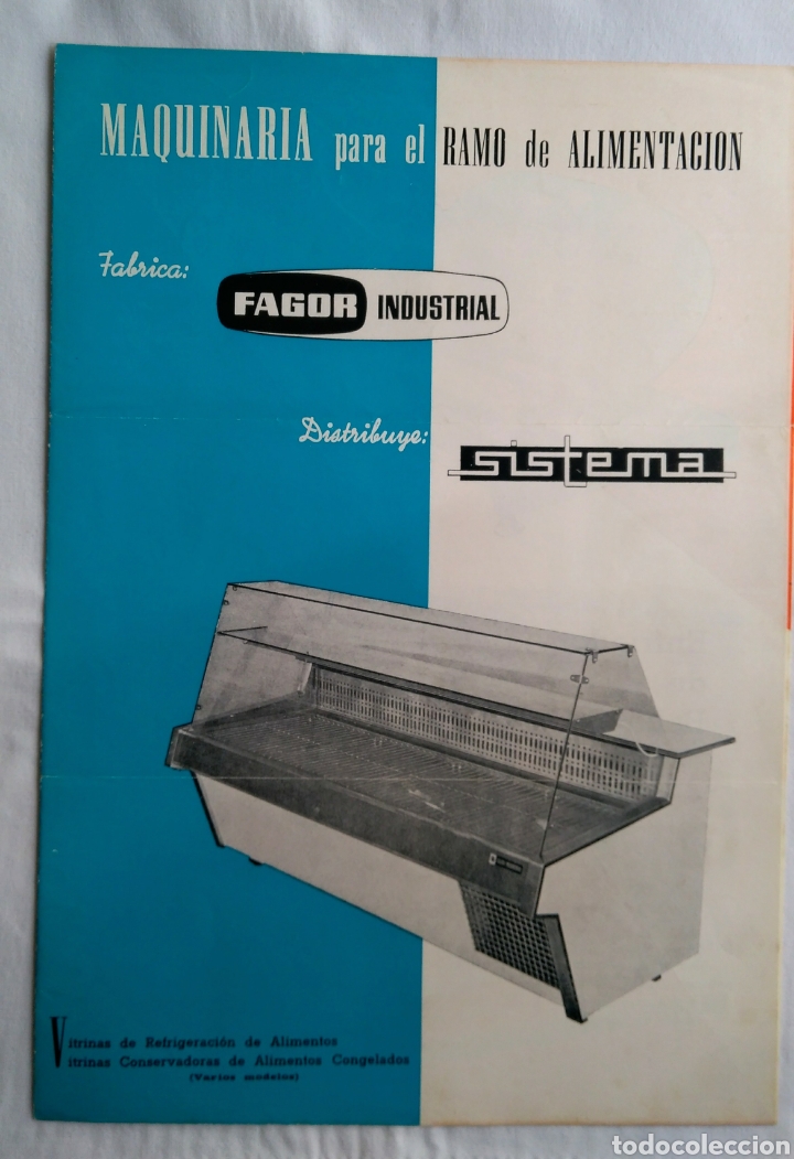 Cat&aacute;logos publicitarios: 3 folletos publicidad Fagor Industrial a&ntilde;os 70