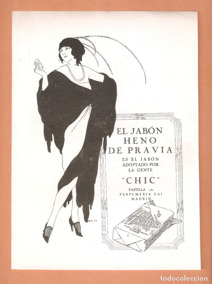 Catalogues publicitaires: Perfumeria, jabon Heno de Pravia. Gal. 1920. 18 x 24 cms. Vell i Bell