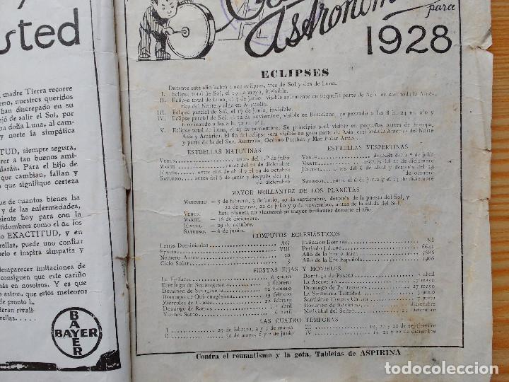 Cat&aacute;logos publicitarios: ALMANAQUE BAYER 1928 - Foto 7