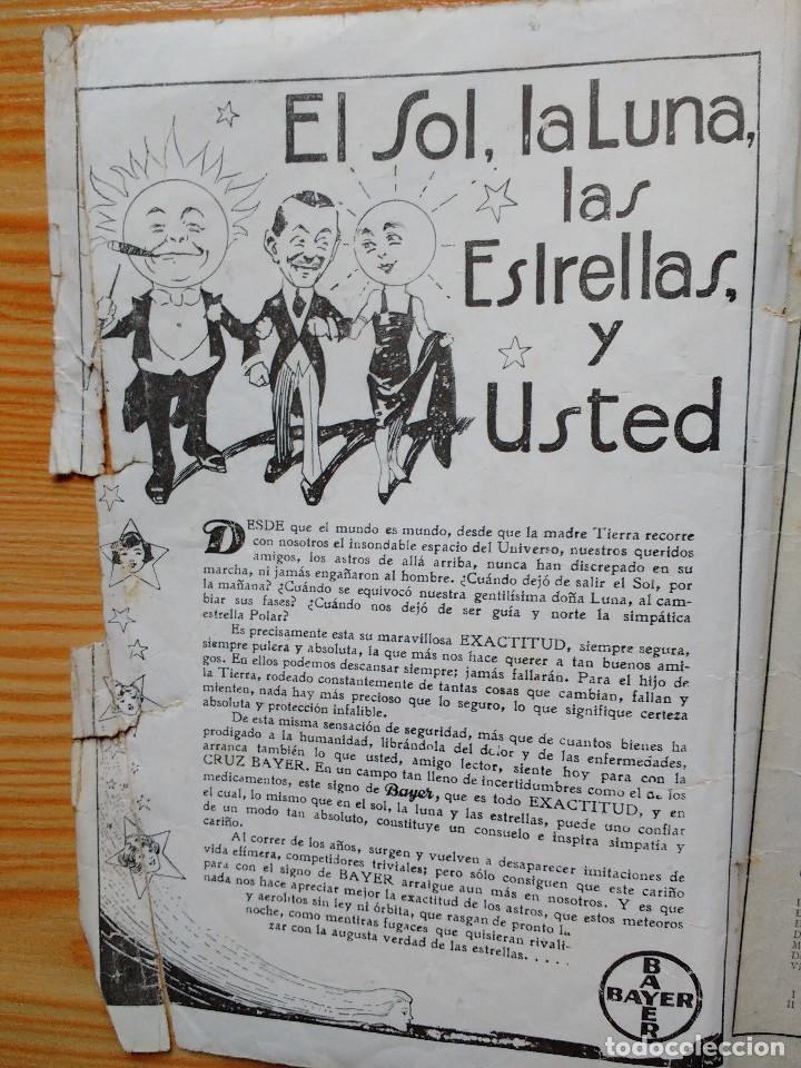 Cat&aacute;logos publicitarios: ALMANAQUE BAYER 1928 - Foto 8