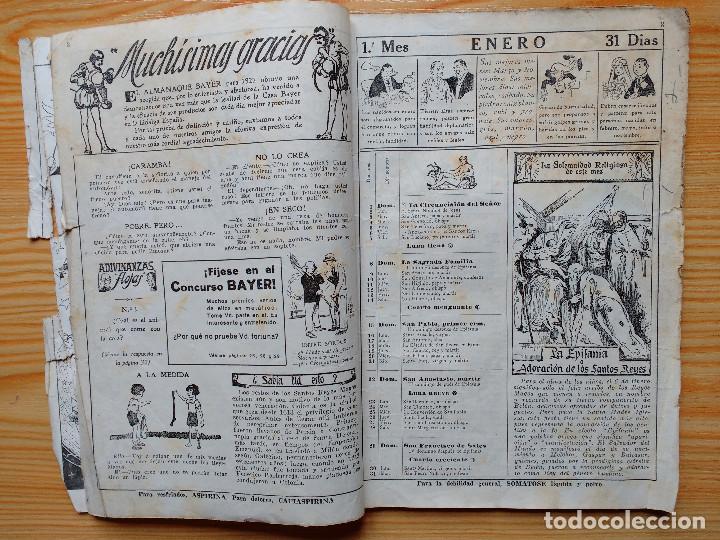 Cat&aacute;logos publicitarios: ALMANAQUE BAYER 1928 - Foto 9