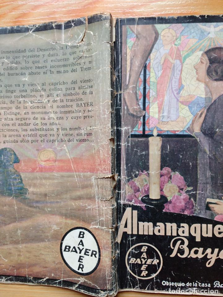Cat&aacute;logos publicitarios: ALMANAQUE BAYER 1928 - Foto 30