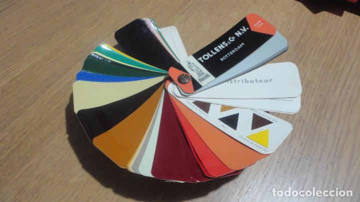 Cat&aacute;logos publicitarios: ANTIGUO CATALOGO-MUESTRARIO.PINTURAS.TOLLENS & CO. N.V.ROTTERDAM.A&Ntilde;OS 60?