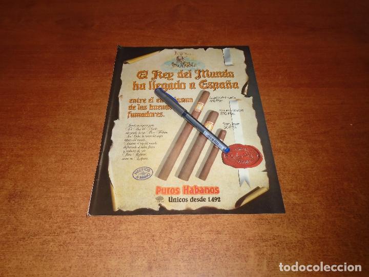 Cat&aacute;logos publicitarios: PUBLICIDAD EN PRENSA A&Ntilde;OS 90: PUROS HABANOS