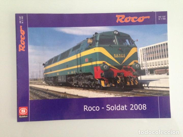 Cat&aacute;logos publicitarios: TREN, CATALOGO ROCO,SOLDAT 2008 HO 1-87 N 1-160, 24 PAGINAS