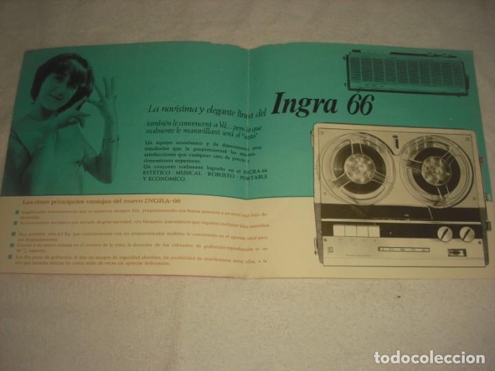 Cat&aacute;logos publicitarios: INGRA 66  , DIPTICO PUBLICITARIO - Foto 1
